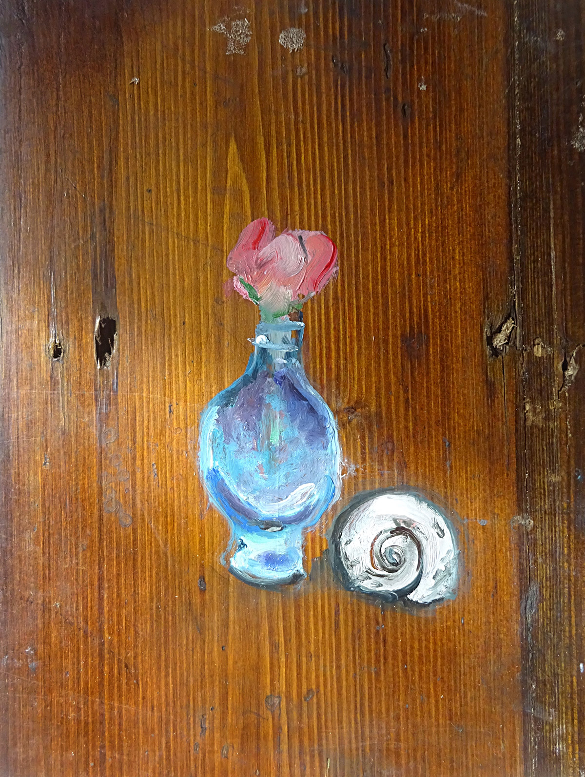 Katherine Tulloh - K910, Souvenir (rosebud, snail), 2019 · © Copyright 2022